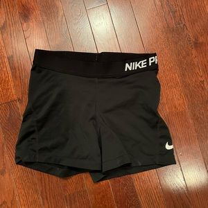 Nike pro black spandex size small